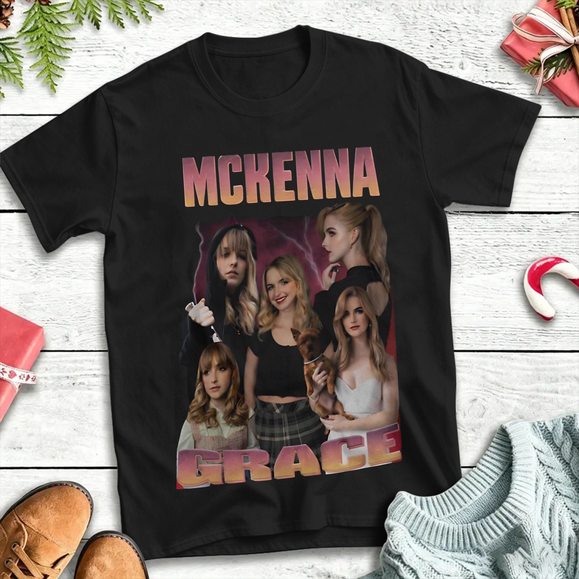 Summer Clothing Wholesale - T-shirt en coton Mckenna Grace pour