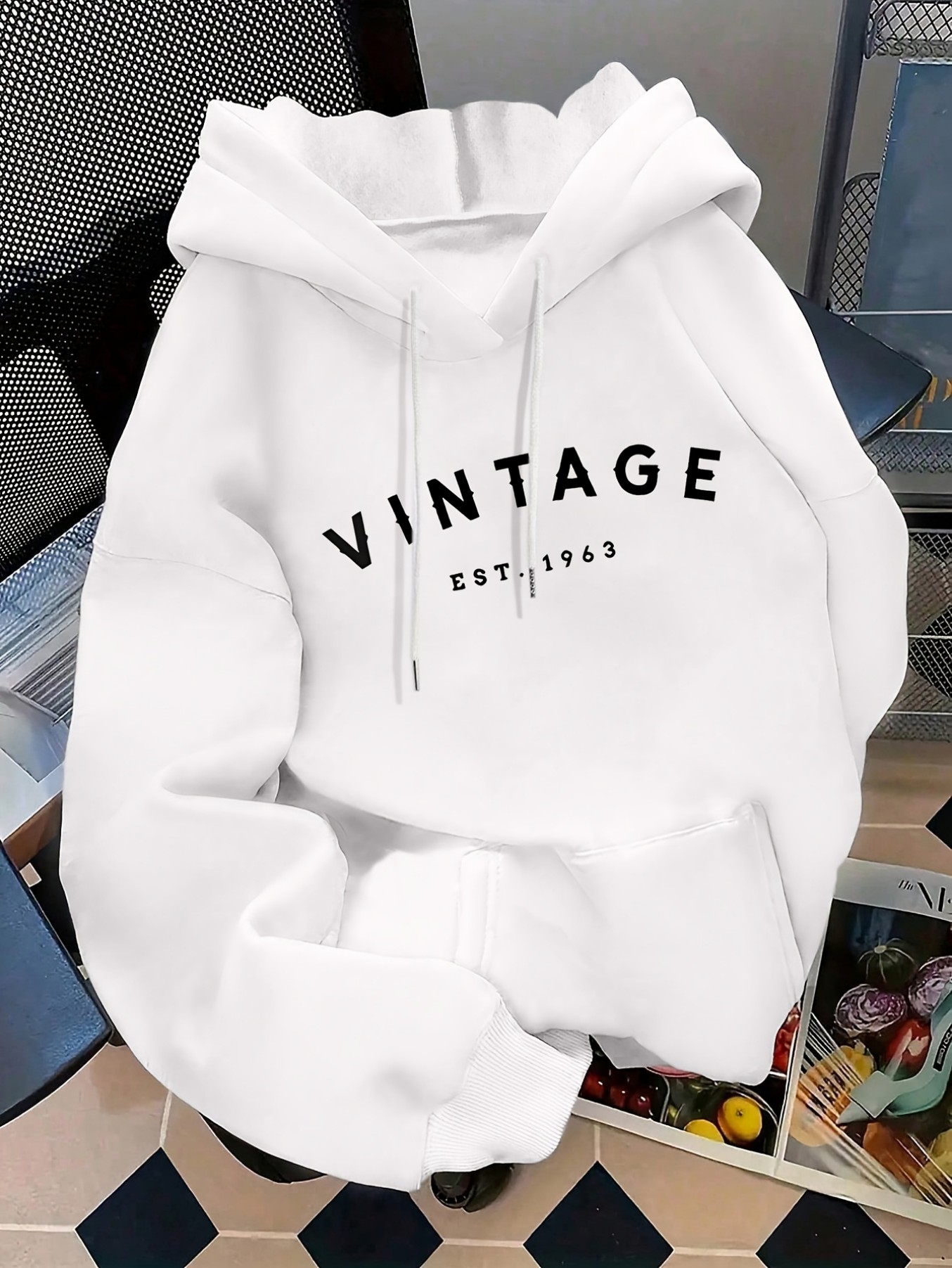 Summer Clothing Drawing - Sweat à capuche décontracté pour femmes,