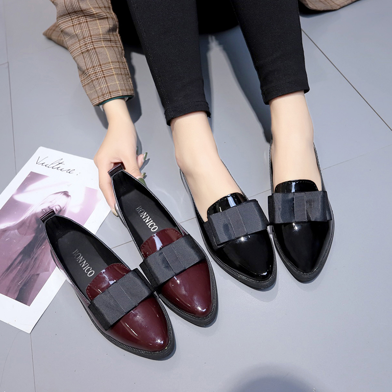Summer Clothing Stores - Mocassins à bout pointu en cuir