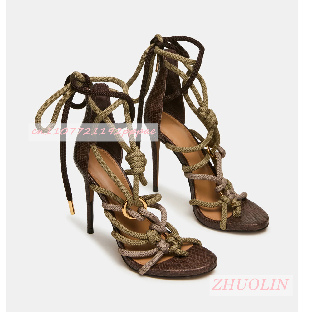Summer Clothing Stores - Sandales à talons hauts pour femmes,