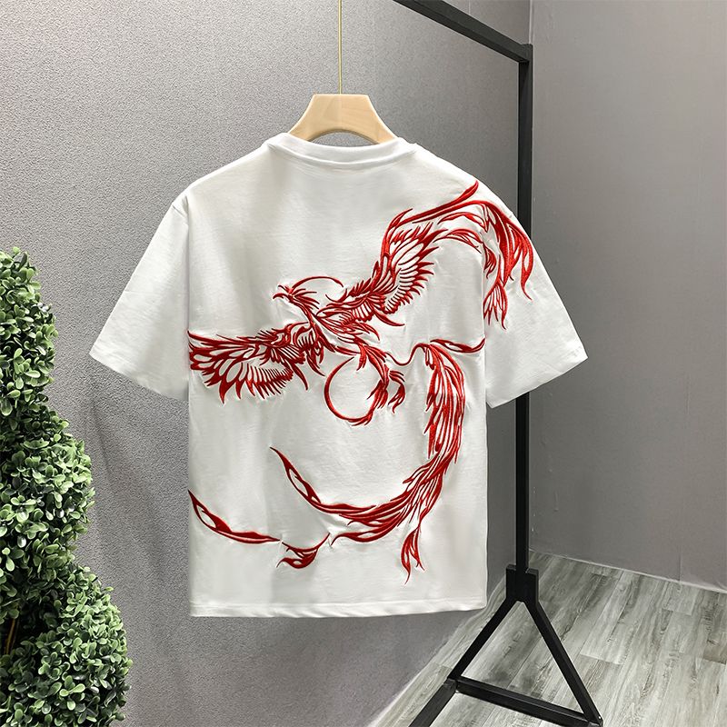 Top blanc brodé 100 ℅   T-shir - Summer Clothing Wholesale avis et prix