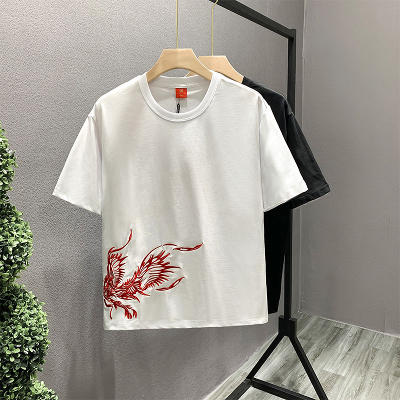 Top blanc brodé 100 ℅   T-shir - Summer Clothing Wholesale avis et prix