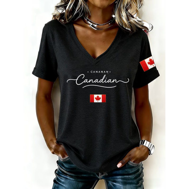 T-shirts pour femmes avec impr - Summer Clothing Women Canada avis et prix