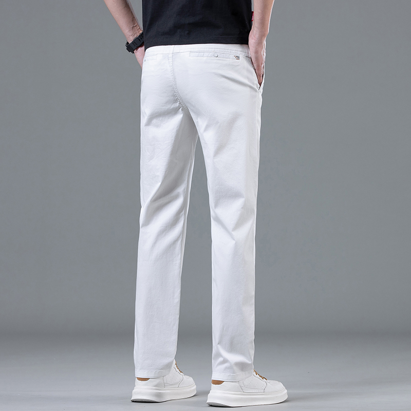 Pantalon droit blanc léger pou - Summer Clothing Brands avis et prix