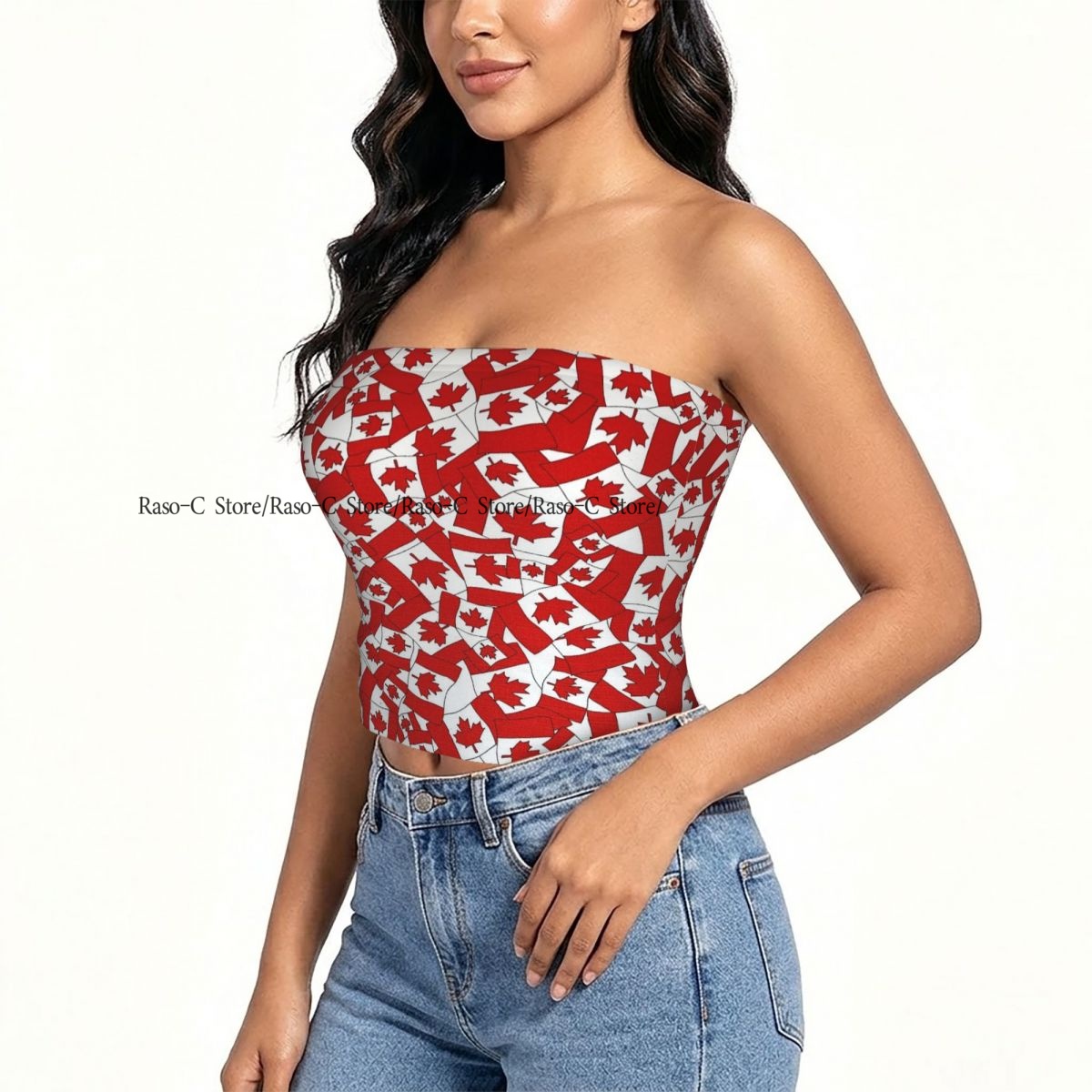 Haut court tube slim sans bret - Summer Clothing Women Canada avis et prix